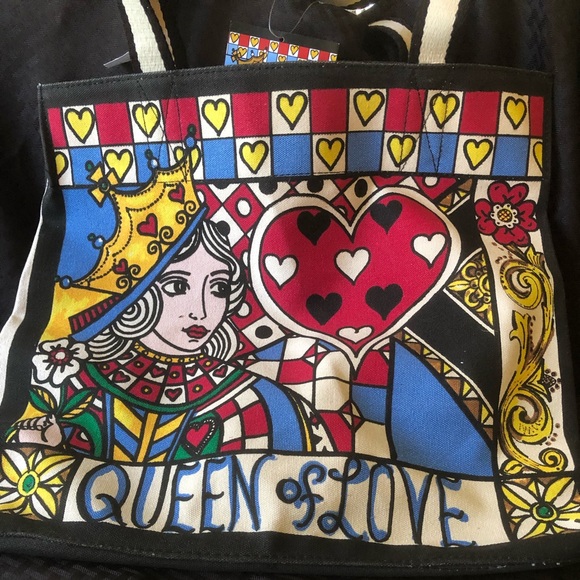 💗 Brighton’s Queen of Love Valentine’s Tote Bag - Picture 2 of 15